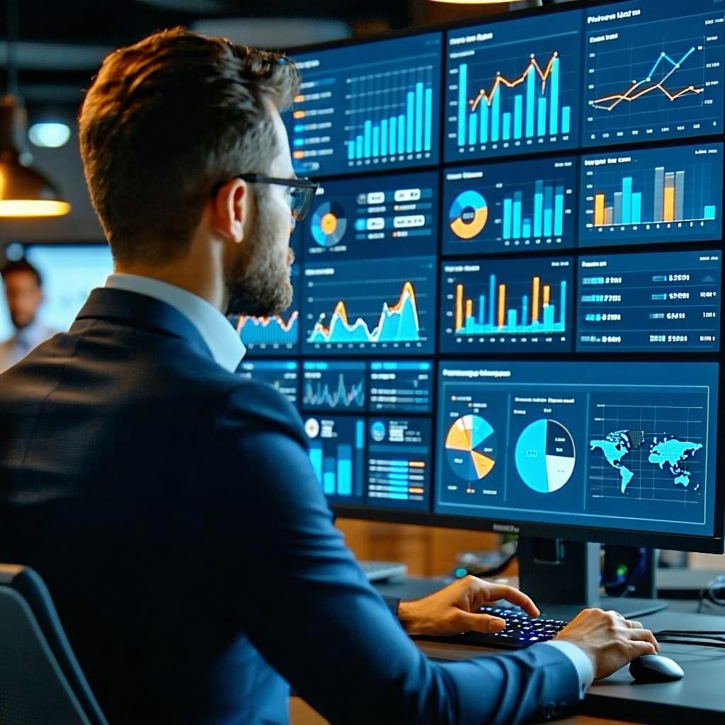 Data analytics and business intelligence dashboard
