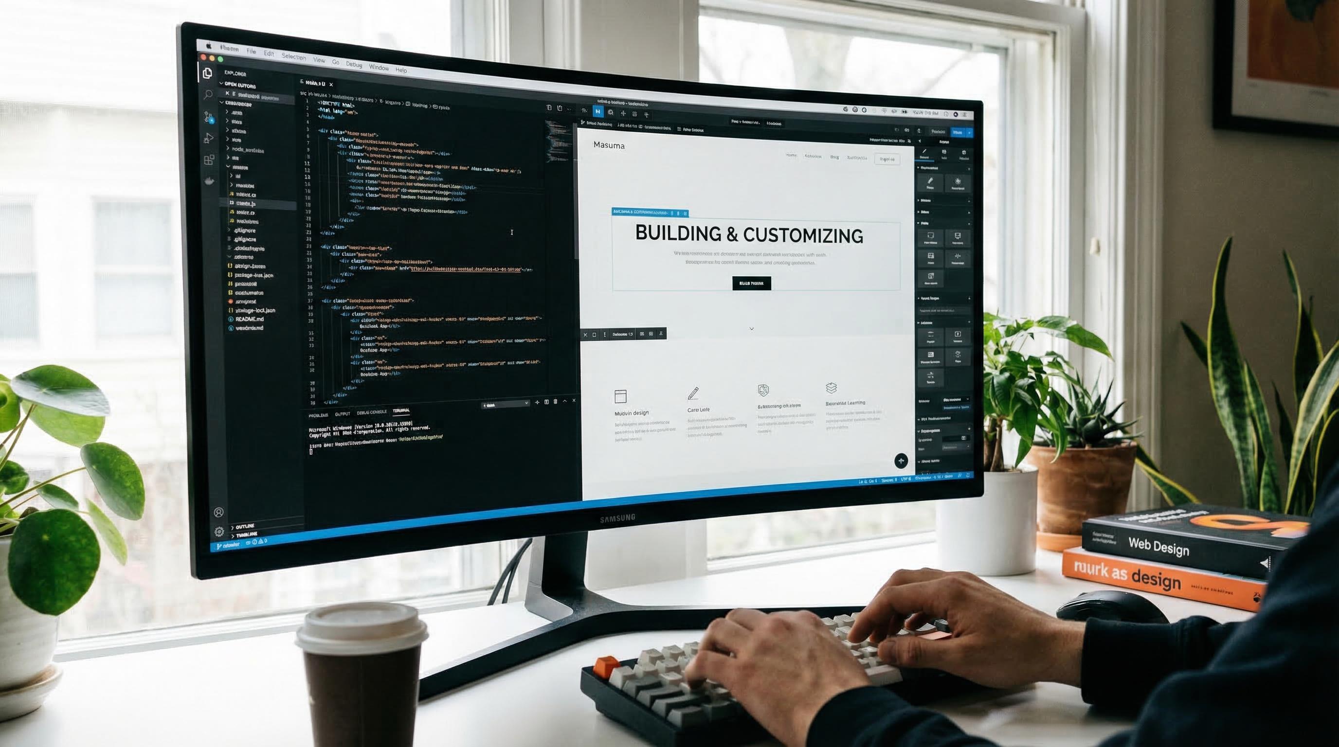 Professional website development and web design